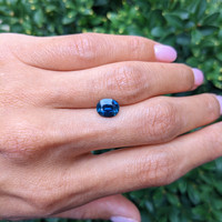 2.05 Ct. Greenish Blue Sapphire from Ceylon (Sri Lanka) Life Style