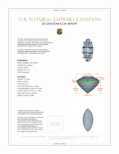 2.04 Ct. Yellow Sapphire from Ceylon (Sri Lanka) 3 D Scan Report