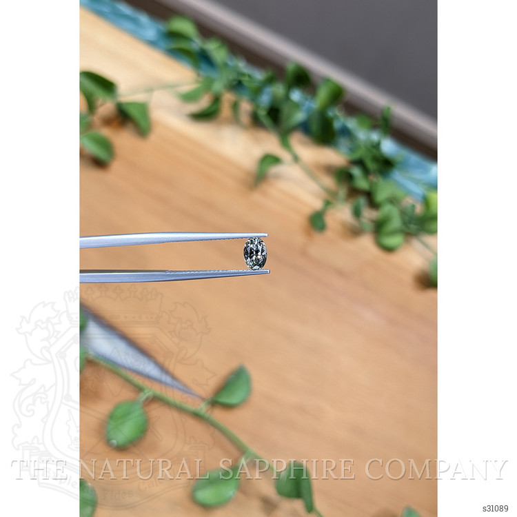 0.75 Ct. Bluish Green Sapphire from Montana