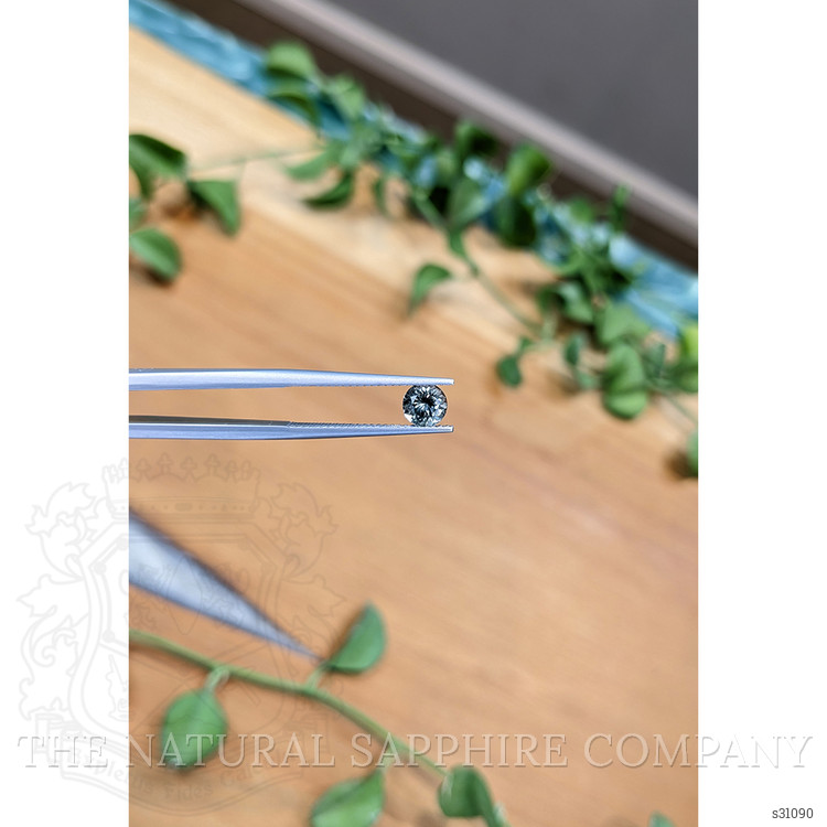 0.77 Ct. Greenish Blue Sapphire from Montana