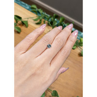 0.77 Ct. Greenish Blue Sapphire from Montana Life Style