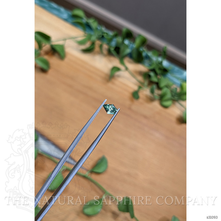 0.86 Ct. Bluish Green Sapphire from Montana