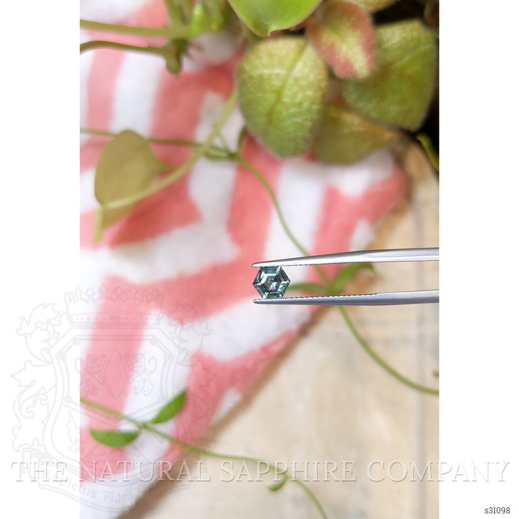 0.95 Ct. Bluish Green Sapphire from Montana