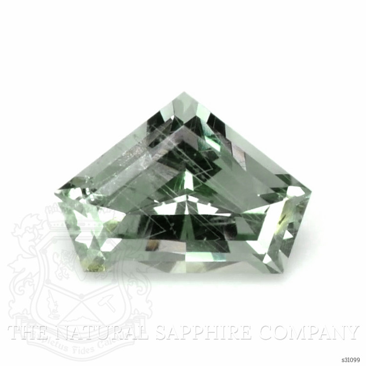 0.96 Ct. Green Sapphire from Montana