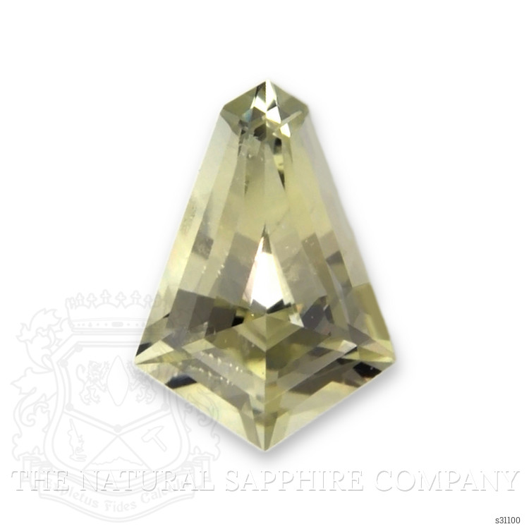 0.99 Ct. Yellowish Green Sapphire from Montana