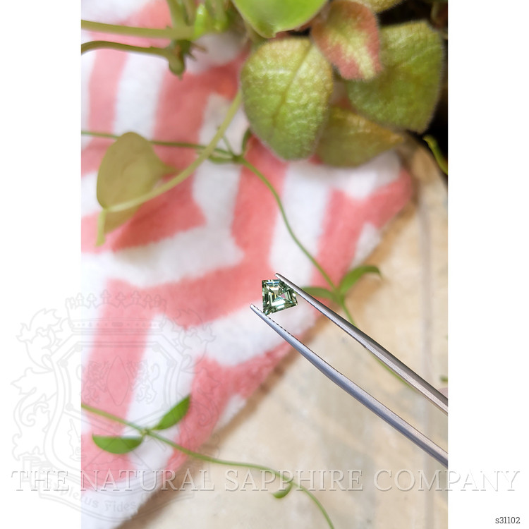 1.03 Ct. Green Sapphire from Montana