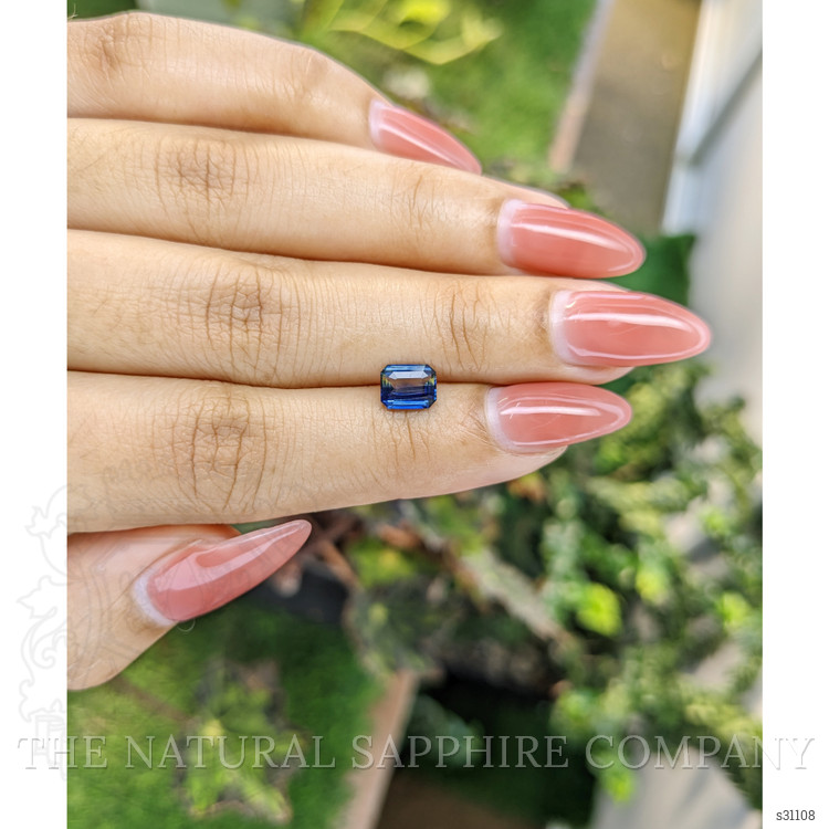 0.96 Ct. Bi Color Sapphire from Ceylon (Sri Lanka)
