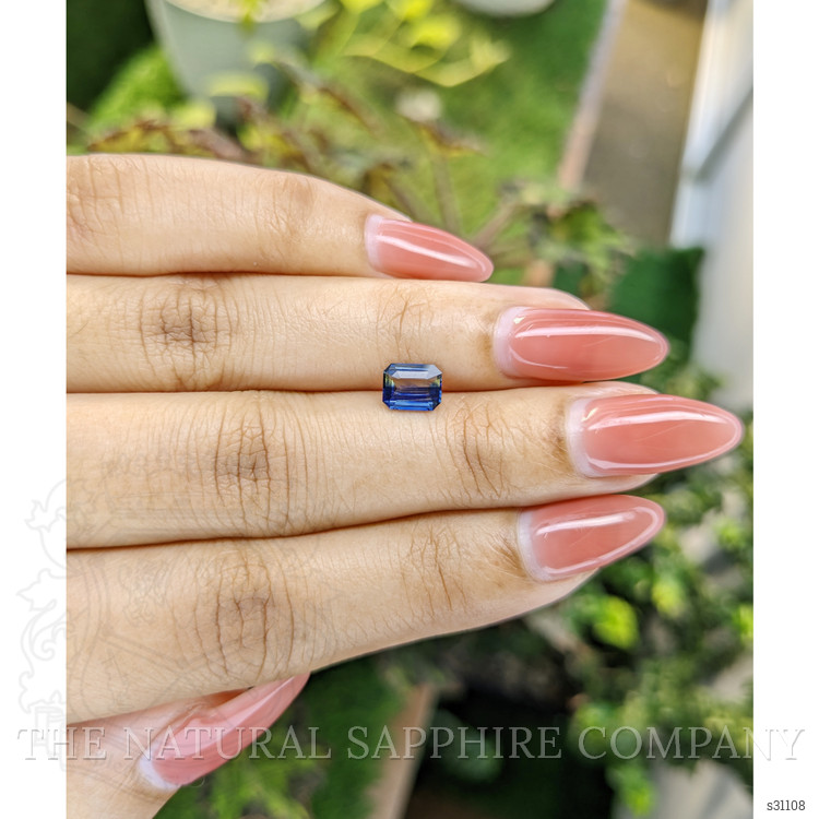 0.96 Ct. Bi Color Sapphire from Ceylon (Sri Lanka)