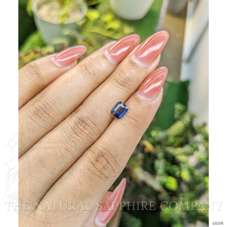 0.96 Ct. Bi Color Sapphire from Ceylon (Sri Lanka)