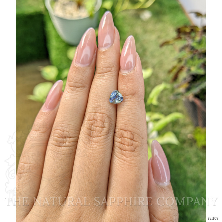 1.44 Ct. Bi Color Sapphire from Ceylon (Sri Lanka)