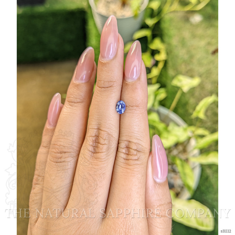 0.67 Ct. Blue Sapphire from Ceylon (Sri Lanka)