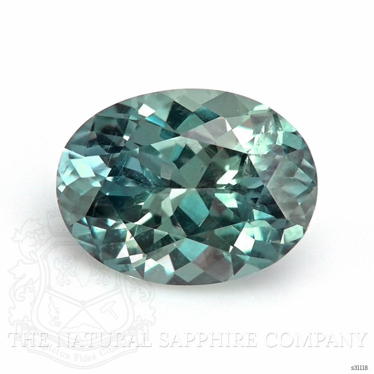 1.13 Ct. Bluish Green Sapphire from Montana