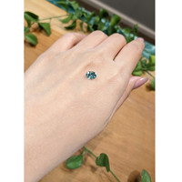 1.13 Ct. Bluish Green Sapphire from Montana Life Style