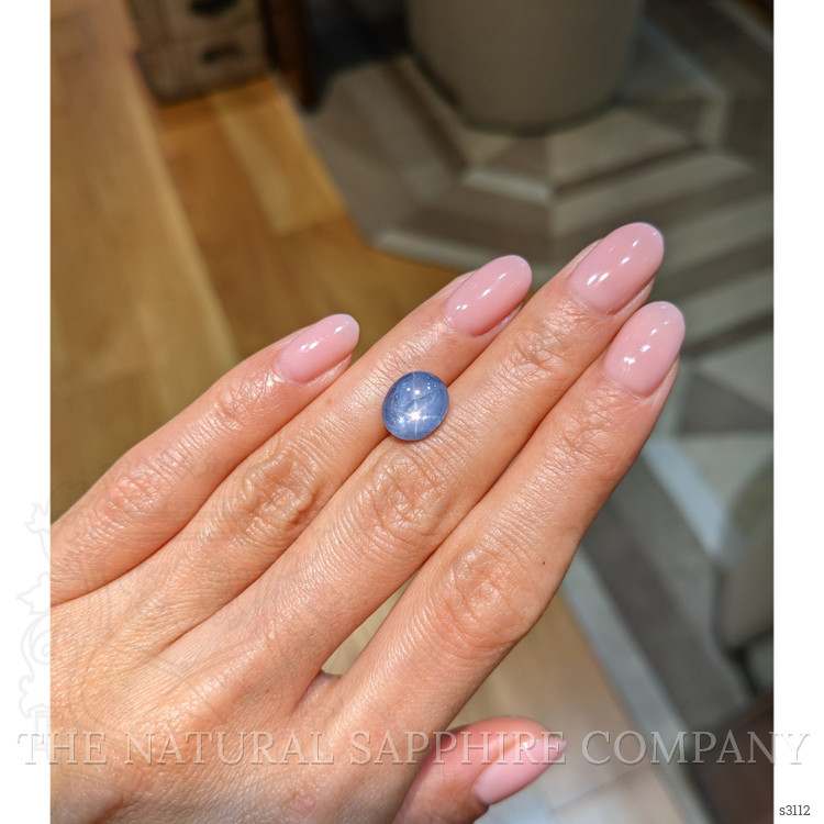 4.95 Ct. Blue Star Sapphire from Burma (Myanmar)