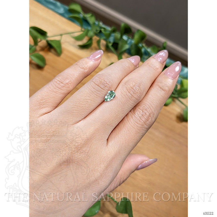 1.15 Ct. Green Sapphire from Montana