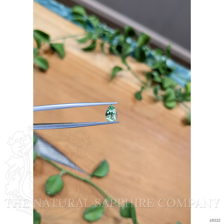 1.15 Ct. Green Sapphire from Montana