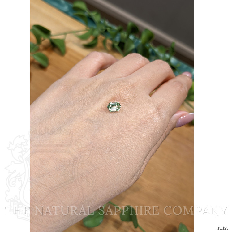 1.15 Ct. Green Sapphire from Montana