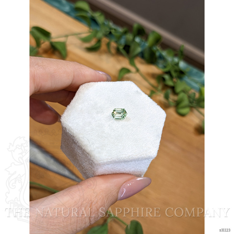 1.15 Ct. Green Sapphire from Montana