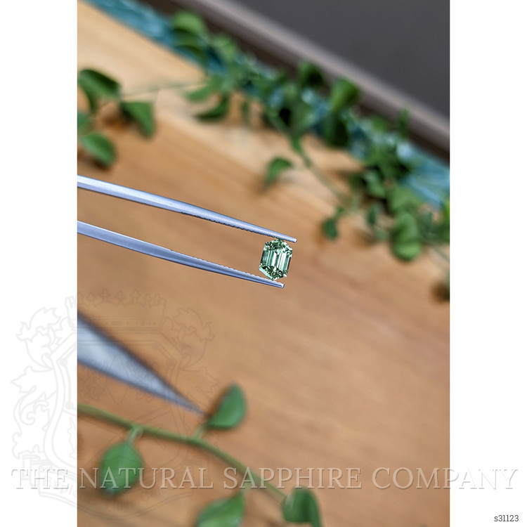 1.15 Ct. Green Sapphire from Montana