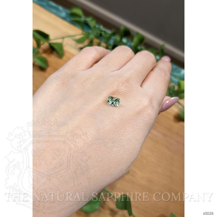 1.16 Ct. Green Sapphire from Montana