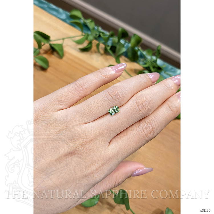 1.16 Ct. Green Sapphire from Montana