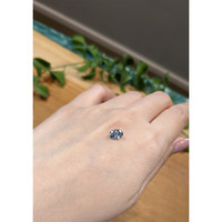 1.22 Ct. Bluish Grey Sapphire from Montana Life Style