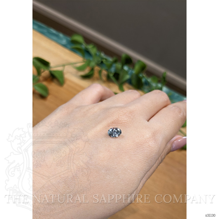 1.22 Ct. Bluish Grey Sapphire from Montana