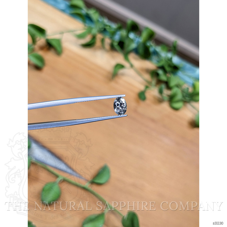 1.22 Ct. Bluish Grey Sapphire from Montana