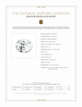 1.23 Ct. Bluish Grey Sapphire from Montana Scan Report