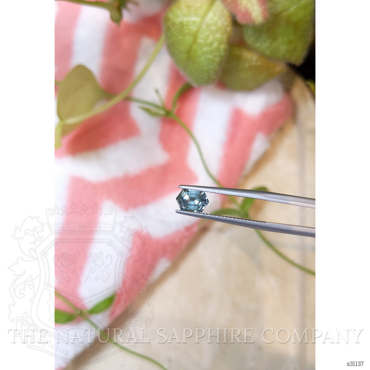 1.27 Ct. Bluish Green Sapphire from Montana