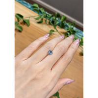 1.27 Ct. Greenish Blue Sapphire from Montana Life Style