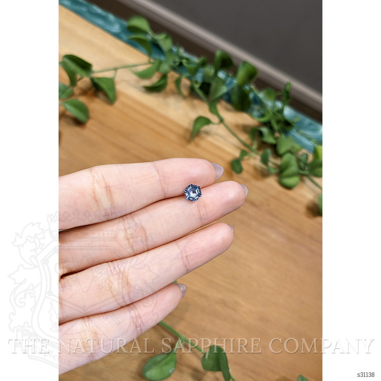 1.27 Ct. Greenish Blue Sapphire from Montana