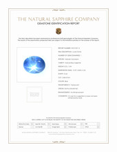 5.34 Ct. Blue Star Sapphire from Burma (Myanmar) Scan Report