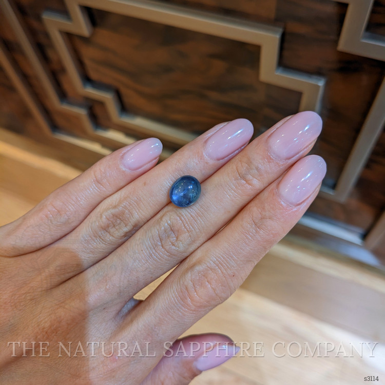 5.34 Ct. Blue Star Sapphire from Burma (Myanmar)
