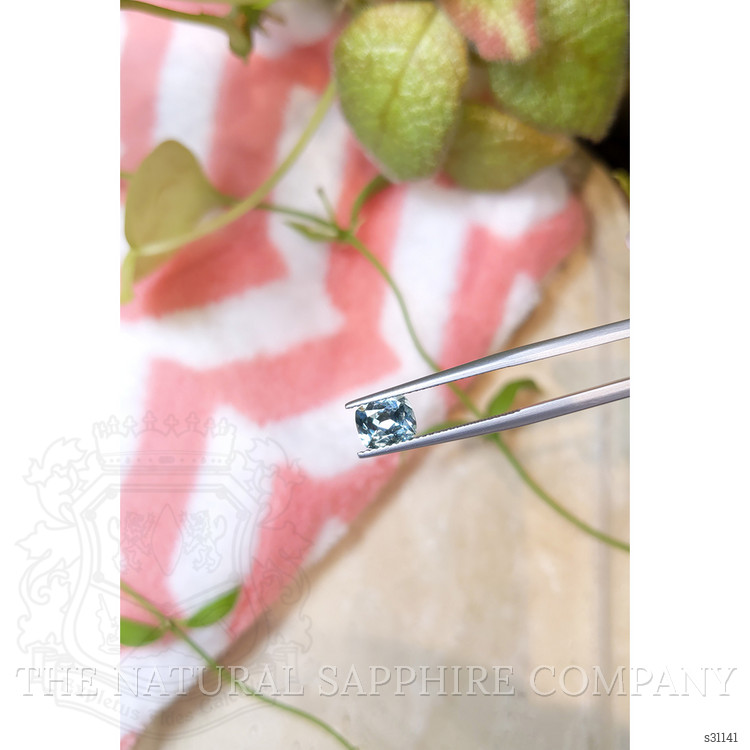 1.31 Ct. Bluish Green Sapphire from Montana