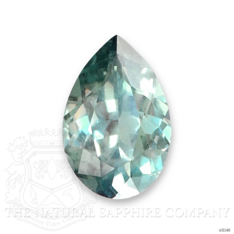1.35 Ct. Greenish Blue Sapphire from Montana