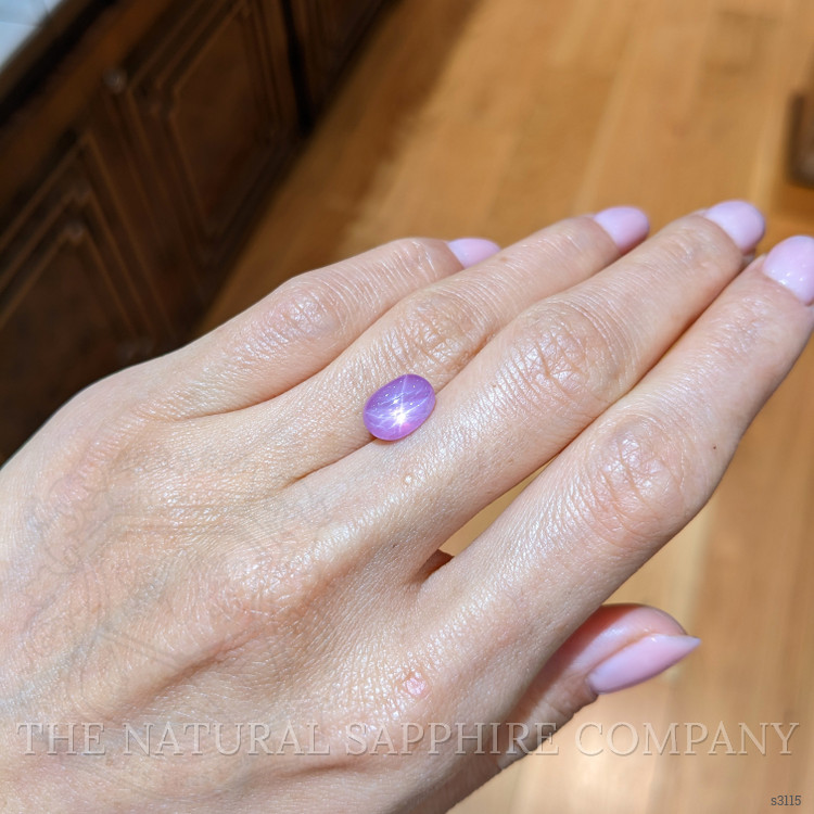 5.42 Ct. Purple Star Sapphire from Burma (Myanmar)