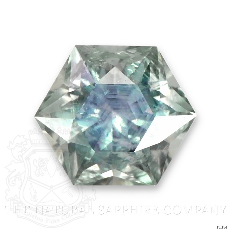 1.58 Ct. Bluish Green Sapphire from Montana