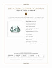 1.59 Ct. Bluish Green Sapphire from Montana Scan Report