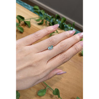 1.59 Ct. Bluish Green Sapphire from Montana Life Style