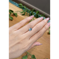 1.68 Ct. Bluish Green Sapphire from Montana Life Style