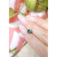1.80 Ct. Greenish Blue Sapphire from Montana Life Style