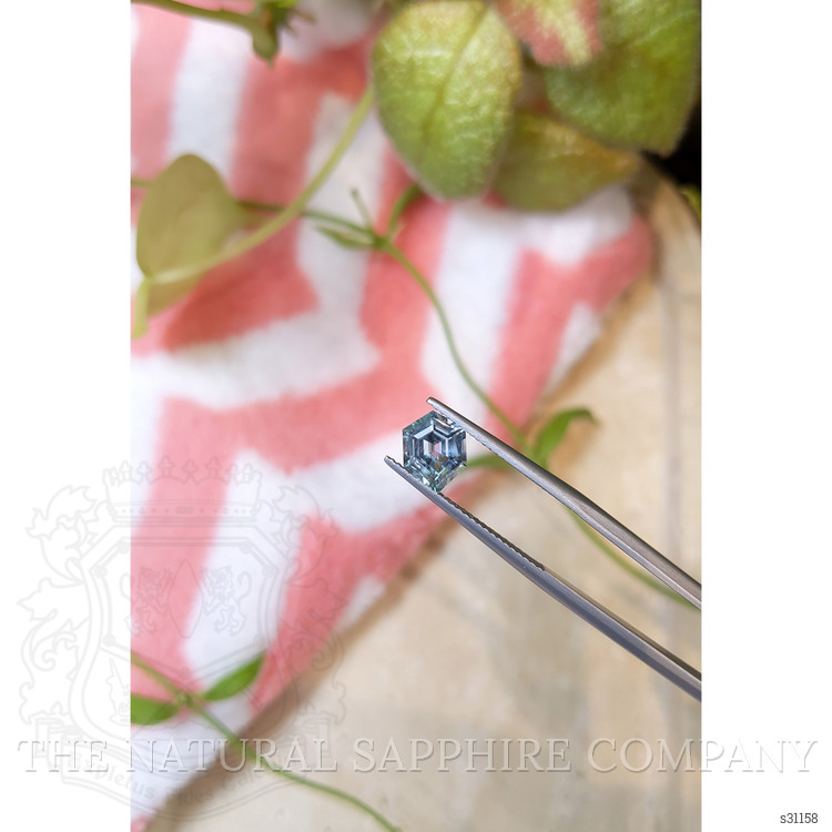 1.86 Ct. Greenish Blue Sapphire from Montana