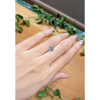 1.88 Ct. Greenish Blue Sapphire from Montana Life Style