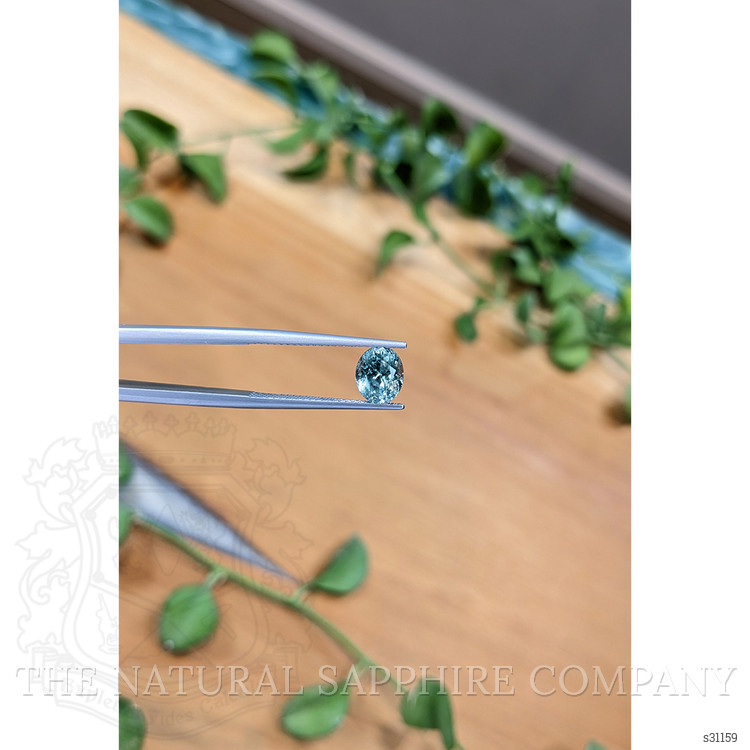 1.88 Ct. Greenish Blue Sapphire from Montana