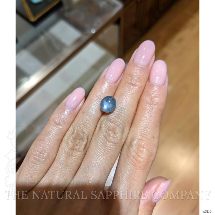 5.80 Ct. Blue Star Sapphire from Burma (Myanmar)