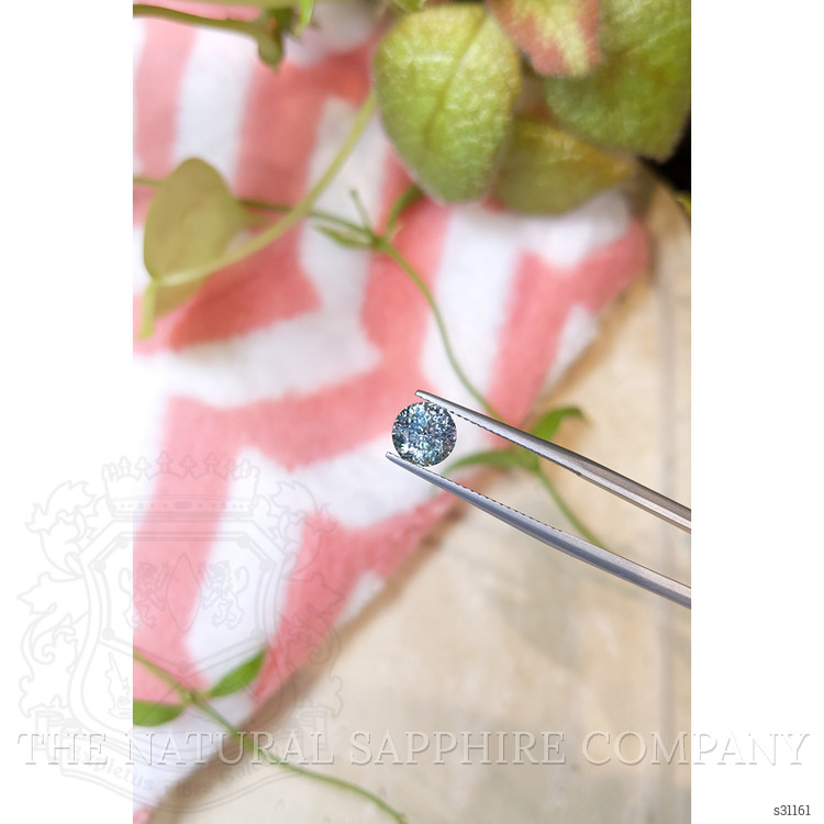 2.15 Ct. Greenish Blue Sapphire from Montana