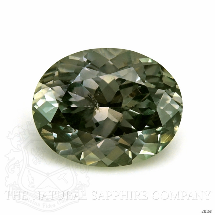 2.62 Ct. Yellowish Green Sapphire from Montana