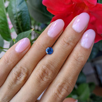 0.79 Ct. Blue Sapphire from Ceylon (Sri Lanka) Life Style