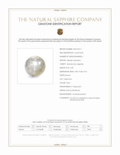 6.00 Ct. Grey Star Sapphire from Burma (Myanmar) Scan Report